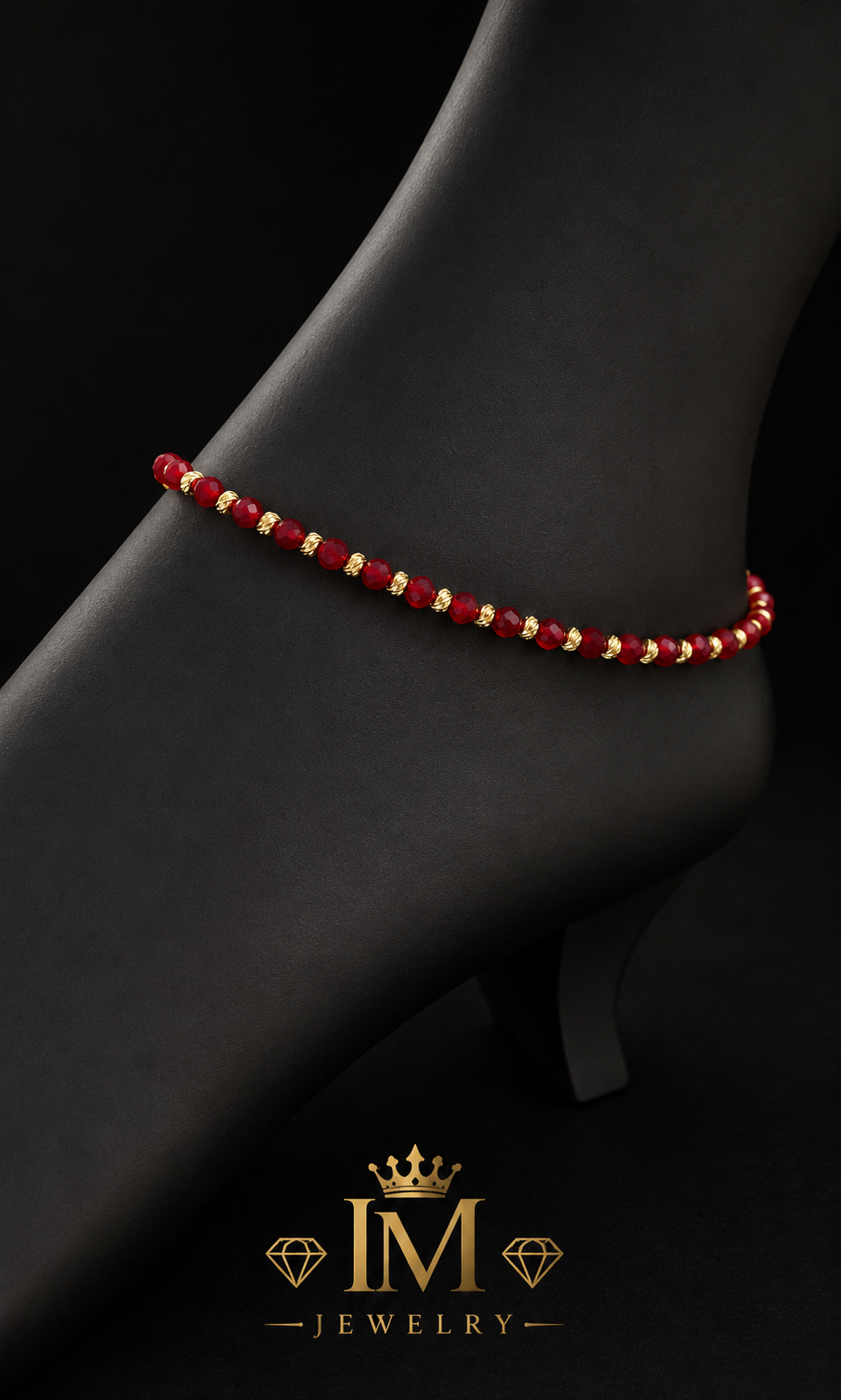 Tobillera 14k