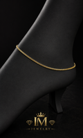 Tobillera 14k solida
