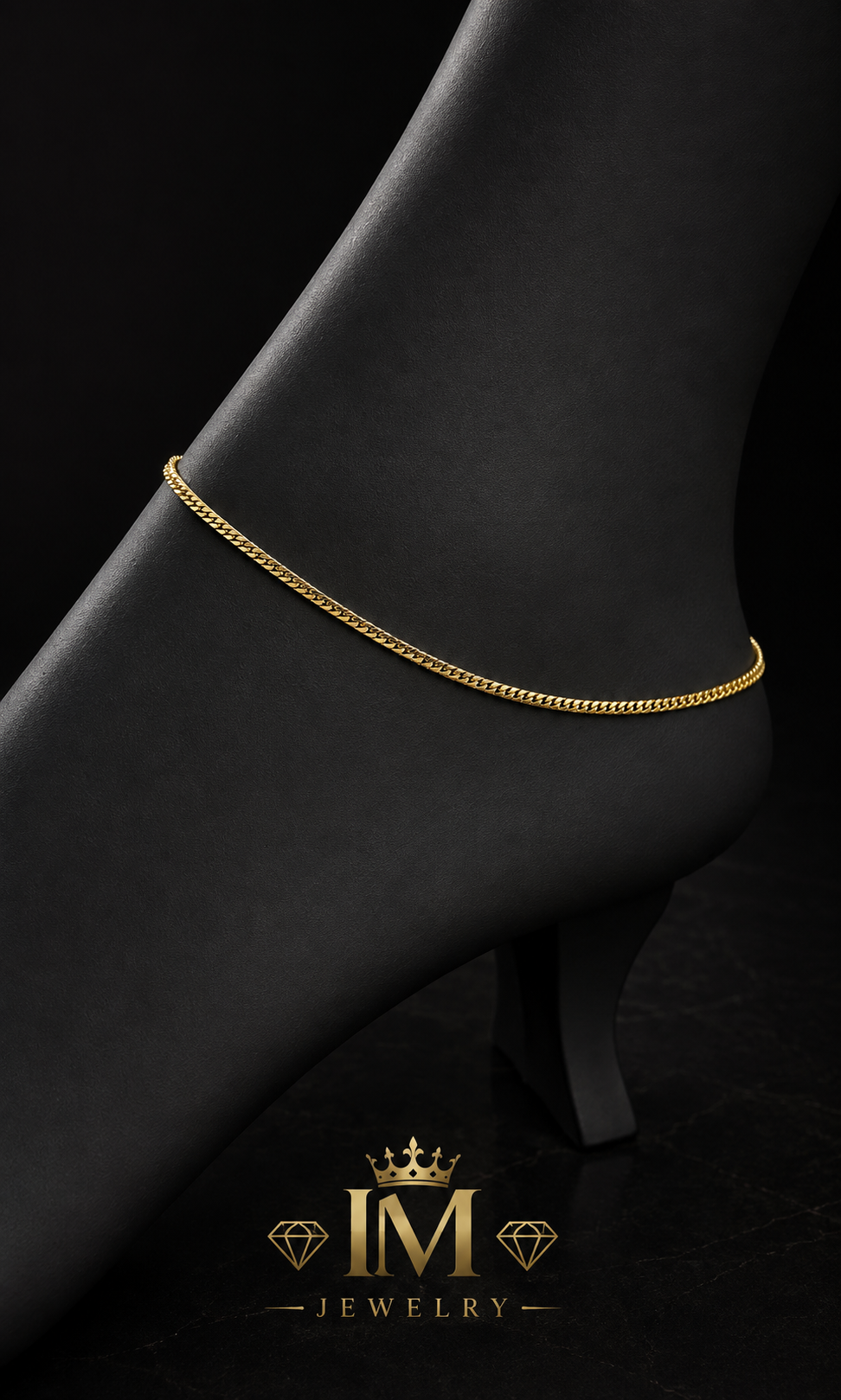 Tobillera 14k solida