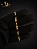 Pulsera estilo martillado 10k
