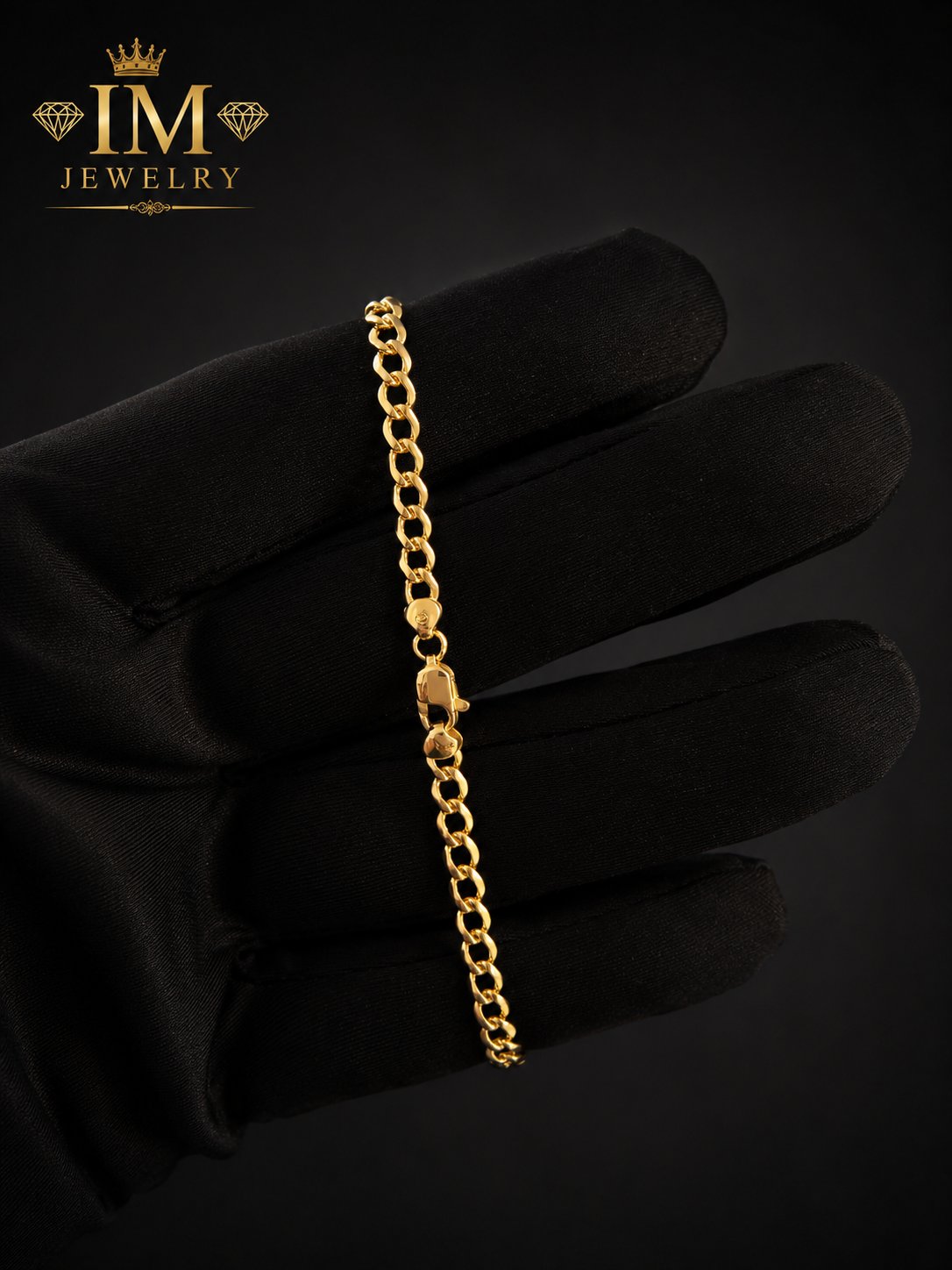 Pulsera estilo martillado 10k