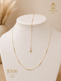 Juego cadena y pulsera 10k